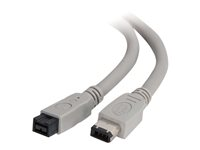 C2G - IEEE 1394-kabel - FireWire 800 (hane) till 6 pin FireWire (hane) - 2 m - formpressad 81614