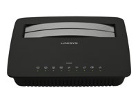 Linksys X3500 - Trådlös router - DSL-modem - 4-ports-switch - GigE - WAN-portar: 2 - 802.11a/b/g/n - Dubbelband - väggmonterbar X3500-EW