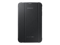 Samsung Book Cover EF-BT310B - Vikbart fodral för surfplatta - svart metallic - 8" - för Galaxy Tab 3 (8 tum) EF-BT310BBEGWW