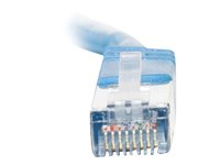 C2G Cat5e Booted Shielded (STP) Network Patch Cable - Patch-kabel - RJ-45 (hane) till RJ-45 (hane) - 10 m - STP - CAT 5e - formpressad - blå 83781