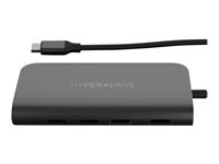 HyperDrive Power - Dockningsstation - USB-C - HDMI - 1GbE HD30F-GRAY