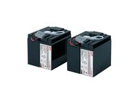 APC Replacement Battery Cartridge #11 - UPS-batteri - Bly-syra - svart - för P/N: DLA2200J, SU2200I, SU2200J3W, SU2200RMXLI, SU3000I, SU3000J3W, SUA3000T, SUA3000US RBC11