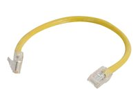 C2G Cat5e Non-Booted Unshielded (UTP) Network Patch Cable - Patch-kabel - RJ-45 (hane) till RJ-45 (hane) - 1.5 m - UTP - CAT 5e - tvinnad, enhetsstart - gul 83102