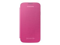 Samsung Flip Cover EF-FI950B - Fodral för mobiltelefon - rosa - för Galaxy S4 EF-FI950BPEGWW