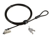 Kensington Slim NanoSaver 2.0 Keyed Laptop Lock - Lås för säkerhetskabel - FT-huvudnyckel - 1.8 m K65022EUM