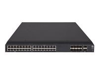 HPE FlexFabric 5700-32XGT-8XG-2QSFP+ - Switch - L3 - Administrerad - 32 x 10GBase-T + 8 x 10 Gigabit Ethernet SFP+ / 1 Gigabit Ethernet SFP+ + 2 x 40 Gigabit QSFP+ (upplänk) - rackmonterbar JG898A