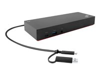 Lenovo ThinkPad Hybrid USB-C with USB-A Dock - Dockningsstation - USB-C - 2 x HDMI, 2 x DP - 1GbE - 135 Watt - Campus 40AF0135EU