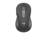 Logitech Signature M650 - Mus - optisk - 5 knappar - trådlös - 2.4 GHz, Bluetooth - Logitech Logi Bolt USB-mottagare - grafit 910-006253