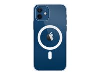 Apple - Baksidesskydd för mobiltelefon - med MagSafe - polykarbonat - klar - för iPhone 12, 12 Pro MHLM3ZM/A
