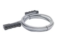 APC Data Distribution Cable - Nätverkskabel - RJ-45 (hona) till RJ-45 (hona) - 15.5 m - UTP - CAT 5e - grå DDCC5E-051