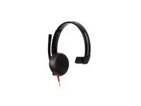 HP Poly Blackwire 5210 - Blackwire 5200 series - headset - på örat - kabelansluten - 3,5 mm kontakt, USB-C - svart - Certifierad för Microsoft-teams, Certifierad för Skype for Buisness, Cisco Jabber-certifierad, Avaya-certifierad, Works With Chromebook Certified, Zoomcertifierad, UC-certifierad 8X230AA
