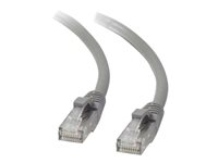 C2G - Patch-kabel - RJ-45 (hane) till RJ-45 (hane) - 50 cm - UTP - CAT 5e - startad, hakfri - grå 82447