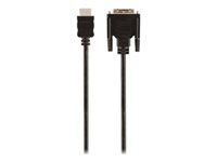 Belkin - Adapterkabel - HDMI hane till DVI-D hane - 1.8 m - dubbelt skärmad F2E8242B06