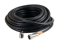 C2G RapidRun Multi-Format Runner Cable - CMG-rated - Kabel för video / ljud - MUVI-kontakt hona till MUVI-kontakt hona - 22.9 m - svart 87112