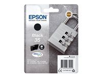 Epson 35 - 16.1 ml - svart - original - blister - bläckpatron - för WorkForce Pro WF-4720, WF-4720DWF, WF-4725DWF, WF-4730, WF-4730DTWF, WF-4740, WF-4740DTWF C13T35814010