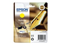 Epson 16 - 3.1 ml - gul - original - blister med RF-larm/akustiskt larm - bläckpatron - för WorkForce WF-2010, WF-2510, WF-2520, WF-2530, WF-2540, WF-2630, WF-2650, WF-2660, WF-2750 C13T16244020