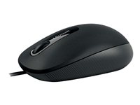 Microsoft Comfort Mouse 3000 for Business - Mus - höger- och vänsterhänta - optisk - 3 knappar - kabelansluten - USB - svart 5AJ-00003