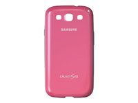 Samsung Protective Cover+ EFC-1G6B - Baksidesskydd för mobiltelefon - rosa - för Galaxy S III EFC-1G6BPECSTD
