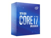 Intel Core i7 10700K - 3.8 GHz - 8-core - 16 trådar - 16 MB cache - LGA1200 Socket - Box (utan lådare) BX8070110700K