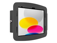 Compulocks iPad 10.9" 10th Gen Space Enclosure Wall Mount - Hölje - för surfplatta - låsbar - höggradig aluminium - svart - skärmstorlek: 10.9" - monteringsgränssnitt: 100 x 100 mm - väggmonterbar, monterbar på ytor, stativ, monterbart - för Apple 10.9-inch iPad (10:e generation) 209IPDSB