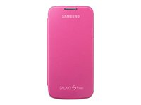 Samsung Flip Cover EF-FI919B - Vikbart fodral för mobiltelefon - rosa - för Galaxy S4 Mini EF-FI919BPEGWW