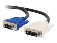 C2G - VGA-kabel - DVI-A (hane) till HD-15 (VGA) (hane) - 5 m 81208