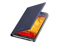 Samsung Flip Wallet EF-WN900B - Vikbart fodral för mobiltelefon - indigoblå - för Galaxy Note 3 EF-WN900BVEGWW