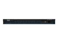 Cisco 2901 - Router 1GbE - WAN-portar: 2 - rackmonterbar C2901-AX/K9