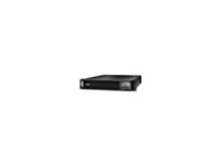 APC Smart-UPS SRT 1000VA RM - UPS (kan monteras i rack) - AC 230 V - 1000 Watt - 1000 VA - RS-232, USB - utgångskontakter: 6 - PFC - 2U - svart SRT1000RMXLI