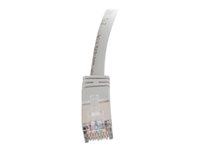 C2G Cat5e Booted Shielded (STP) Network Patch Cable - Patch-kabel - RJ-45 (hane) till RJ-45 (hane) - 7 m - STP - CAT 5e - formpressad - grå 83755