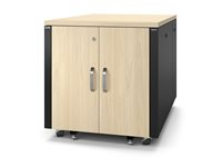 APC NetShelter - Rack (vertikal) - ljudisolerad - AC 100-230 V - lönn - 12U - 19" - TAA-kompatibel - för P/N: SMX2000RMLV2UNC, SRT5KRMXLT-5KTF, SYH2K6RMT-TF3, SYH4K6RMT-P1, SYH6K6RMT-P1 AR4012A