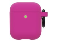 OtterBox - Fodral laddningsfodral för trådlösa öronsnäckor - polykarbonat, syntetiskt gummi - strawberry shortcake (rosa) - för Apple AirPods (1:a generation, 2a generation) 77-83775