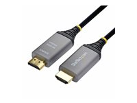 Startech - Ultra High Speed - HDMI-kabel - HDMI hane till HDMI hane - 30 m - hybrid koppar/fiberoptisk - svart - Active Optical Cable (AOC), 8K60Hz stöd, upp till 48 Gbps dataöverföringshastighet, hybrid, plenumklassad, 2K240 Hz (2560 x 1440) stöd, 4K144Hz stöd, Enkelriktad 8K-A-30M-HDMI-CABLE
