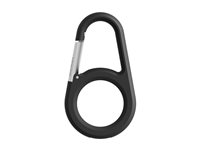 Belkin Secure Holder with Carabiner - Fodral för airtag - svart - för Apple AirTag MSC008BTBK