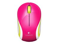 Logitech M187 - Mus - optisk - trådlös - 2.4 GHz - trådlös USB-mottagare - pepparmintskross 910-003658