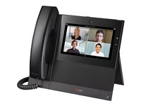 HP Poly CCX 700 OpenSIP - VoIP-telefon - med digital kamera med nummerpresentation/samtal väntar - SIP, RTCP, RTP - 24 linjer - svart 82Z83AA