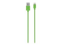 Belkin MIXIT Lightning to USB ChargeSync - Lightning-kabel - Lightning hane till USB hane - 1.2 m - grön F8J023BT04-GRN