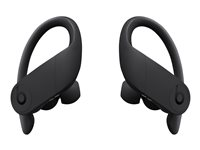 Beats Powerbeats Pro - True wireless-hörlurar med mikrofon - inuti örat - montering över örat - Bluetooth - ljudisolerande - svart MV6Y2ZM/A