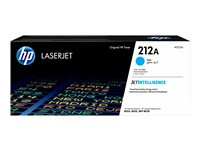 HP 212A - Cyan - original - LaserJet - tonerkassett (W2121A) - för Color LaserJet Enterprise M555, MFP M578; LaserJet Enterprise Flow MFP M578 W2121A