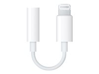 Apple Lightning to 3.5 mm Headphone Jack Adapter - Lightning till hörlursuttag-adapter - Lightning hane till mini-phone stereo 3.5 mm hona MMX62ZM/A