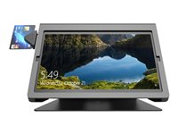 Compulocks Nollie Surface Pro 4 / 5 / 6 / 7 Security Lock And Kiosk POS Stand - Ställ - för surfplatta - höggradig aluminium - svart - skrivbordsstativ - för Microsoft Surface Pro (I mitten av 2017), Pro 4, Pro 6, Pro 7, Pro 7+ 540NPOSB