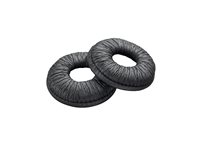 HP Poly - Öronkudde för trådlöst headset - konstskinn - svart (paket om 2) 85Q20AA