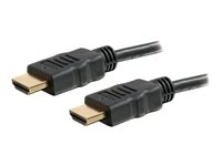 C2G 1m High Speed HDMI Cable with Ethernet - 4K - UltraHD - HDMI-kabel med Ethernet - HDMI hane till HDMI hane - 1 m - svart 82004