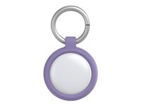 OtterBox Sleek - Fodral för airtag - polykarbonat, syntetiskt gummi - reset purple - för Apple AirTag 77-86922
