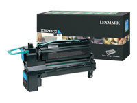 Lexmark - Extra lång livslängd - cyan - original - tonerkassett LCCP, LRP - för Lexmark X792de, X792dte, X792dtfe, X792dtme, X792dtpe, X792dtse X792X1CG