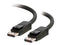 C2G DisplayPort 1.1 Cable with Latches - DisplayPort-kabel - DisplayPort (hane) till DisplayPort (hane) - 2 m - sprintlåsning - svart 81279