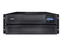 APC Smart-UPS X 2200 Rack/Tower LCD - UPS (rackmonterbar/extern) - AC 230 V - 1980 Watt - 2200 VA - Ethernet 10/100, RS-232, USB - utgångskontakter: 12 - 4U - svart - med APC UPS Network Management Card - för P/N: AR106SH6, AR109SH6, AR112SH6, AR3006, AR3006SP, AR3103, AR3103SP, AR3106, AR3106SP SMX2200HVNC