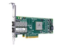 HPE StoreFabric SN1000Q 16Gb Dual Port - Värdbussadapter - PCIe 3.0 x4 låg profil - 16Gb Fibre Channel x 2 - för Modular Smart Array 2040; ProLiant DL360p Gen8, DL385p Gen8, ML350p Gen8; StoreEasy 3850 QW972A