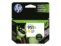 HP 951XL - 17 ml - Lång livslängd - gul - original - bläckpatron - för Officejet Pro 251dw, 276dw, 8100, 8600, 8600 N911a, 8610, 8615, 8620, 8625, 8630 CN048AE#301