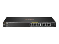 HPE Aruba 2530-24G-PoE+ - Switch - Administrerad - 24 x 10/100/1000 (PoE+) + 4 x Gigabit SFP - skrivbordsmodell, rackmonterbar, väggmonterbar - PoE+ J9773A#ABB